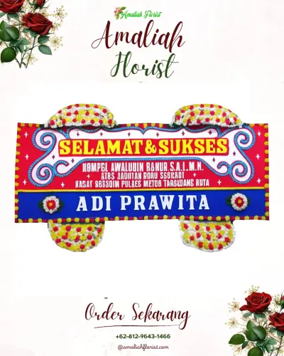 Karangan Bunga Ucapan Selamat di Asrikaton